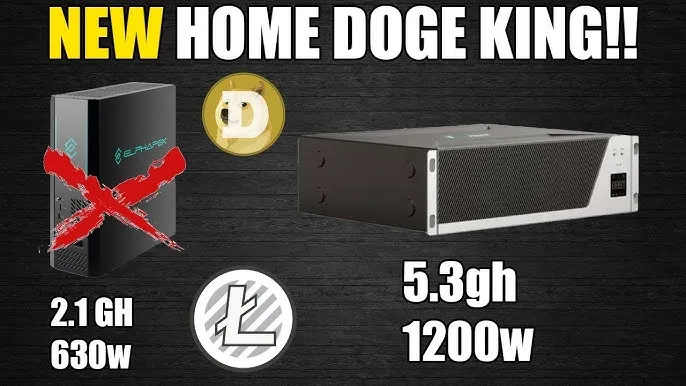 KUP 2, OTRZYMAJ 1 ZA DARMO NOWOŚĆ King Of Home DOGE Mining Fluminer L1!!! DG1 Home jest trudny już