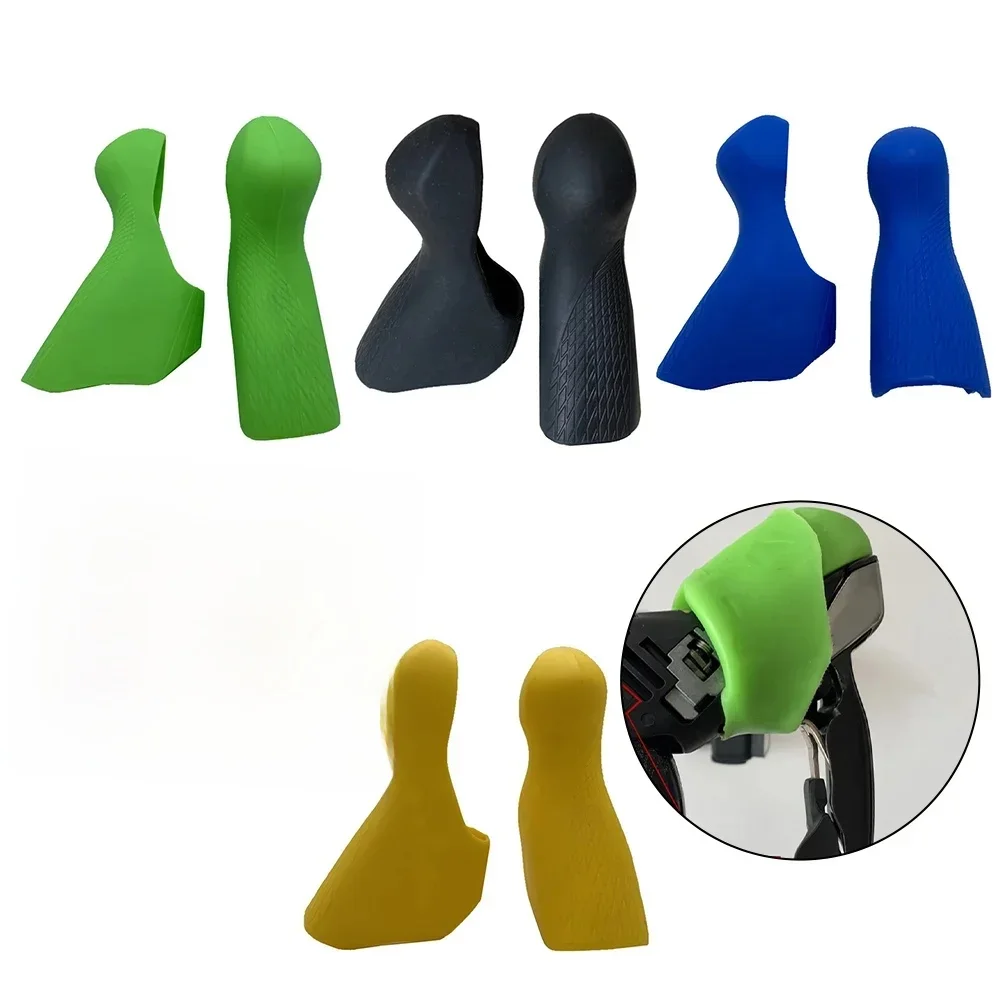 AliExpress 2×Bike Brake Lever Hoods For Shimano- St-5700 105 Gear Shift Lever Cover Silicone Road Bike Shifter Bike Gear Shift Lever Covers