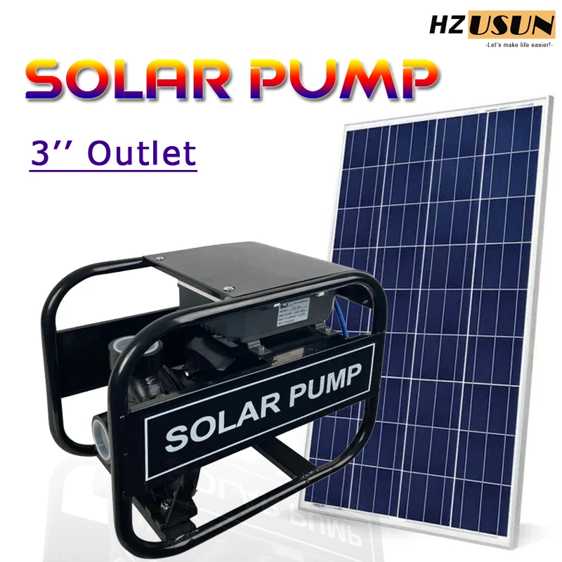 

2HP 150V DC Солнечная батарея Off Grid Водяной насос для перекачки сельского хозяйства 30000LPH Высокополосный портативный солнечный бустерный насос Набор
