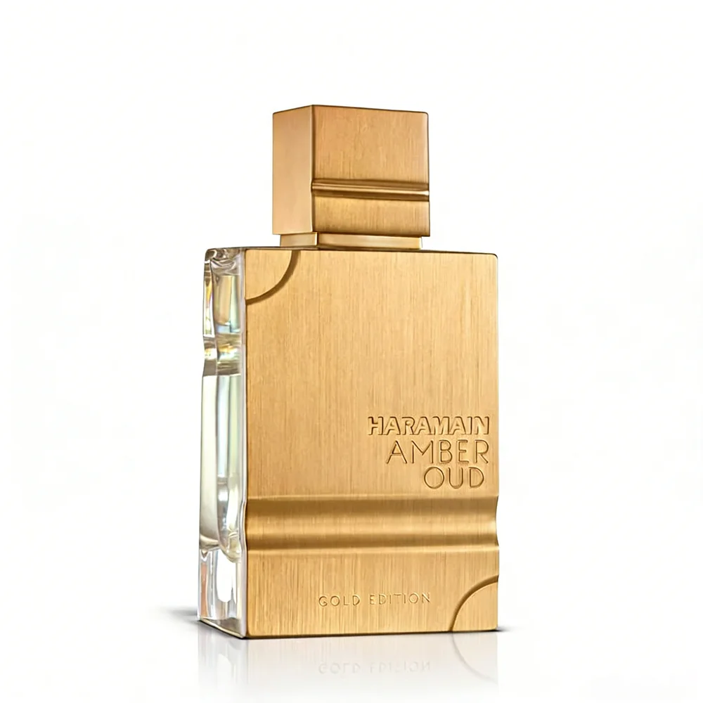 عطر Haramain Gold Edition للجنسين Eau De Parfum، عطر وودي غني بالعنبر - هدية مثالية لعيد الميلاد للرجال والنساء
