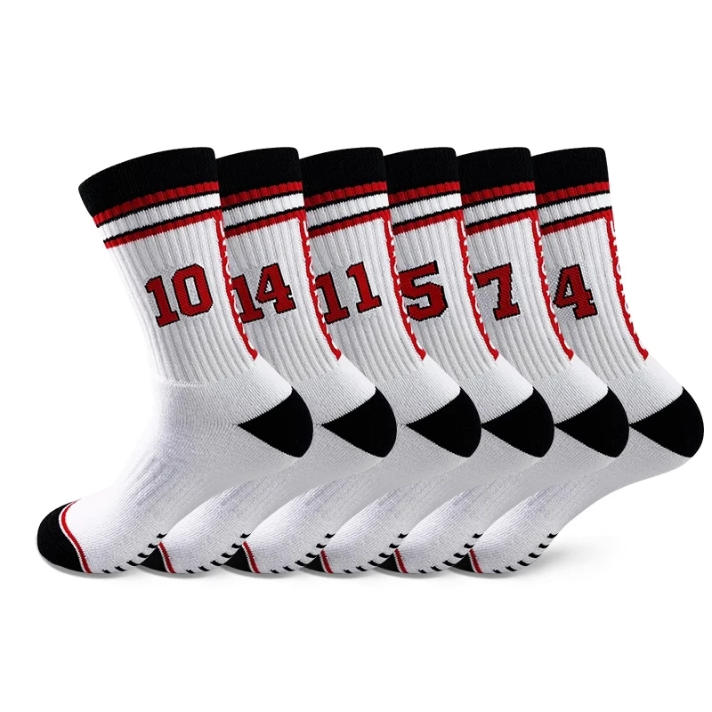 Chaussettes de Basket-Ball Blanches en Coton pour Costume de Cosplay, 2 Pièces, Anime Slam Dunk Luminhoku10 14 KOGURE SAKURAGI RUKAWA