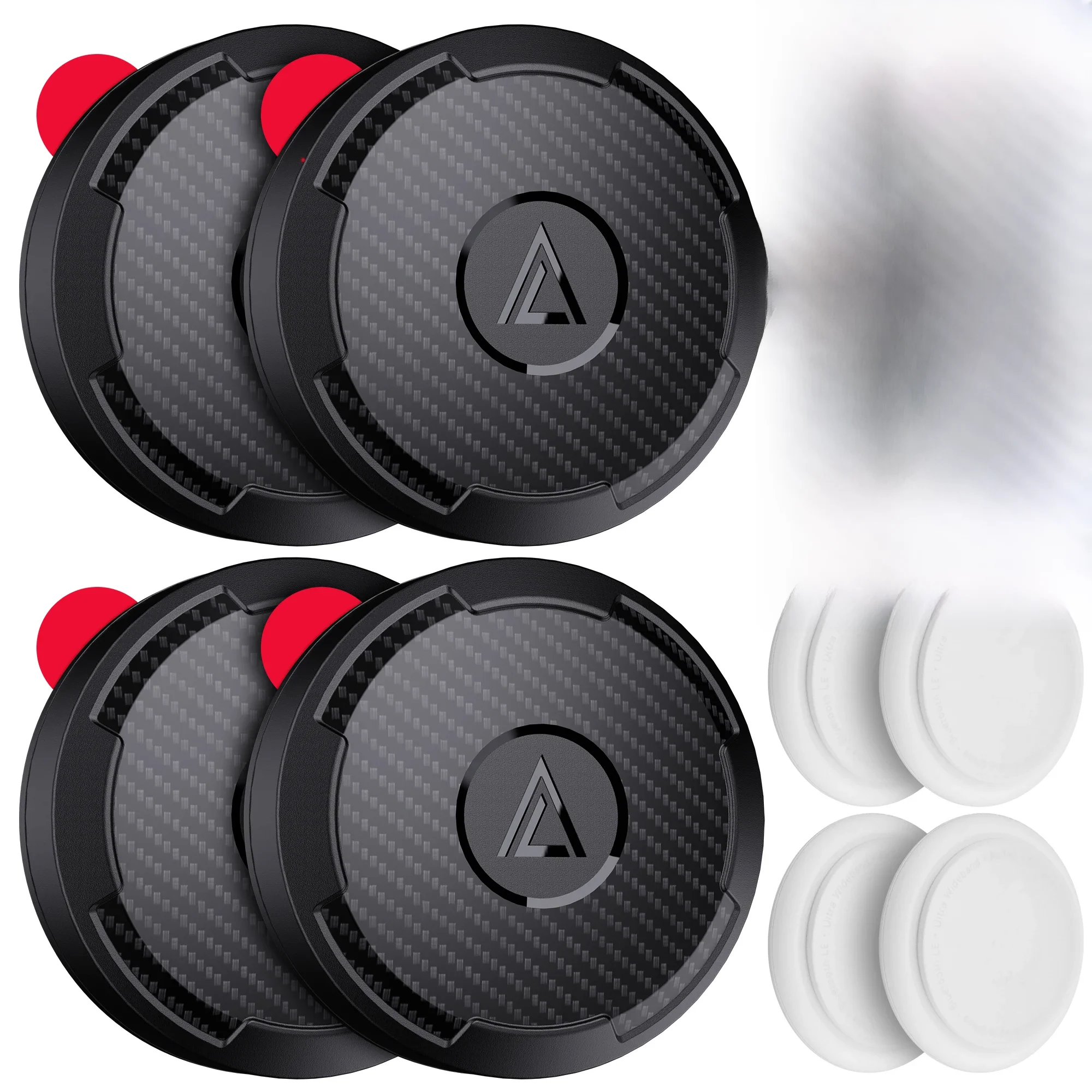 4er-Pack Airtags-Hülle, wasserdicht, mit selbstklebendem Aufkleber für Apple AirTag-Hülle für