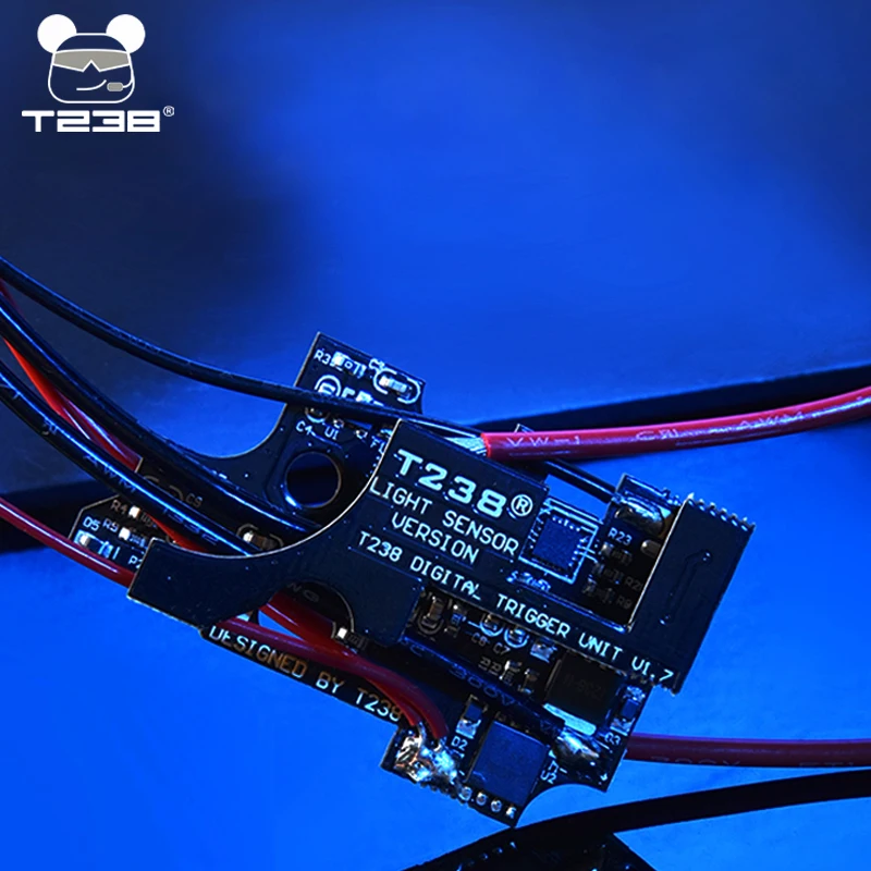 T238 V1.7 MOSFET Moudle Optical Sensor Programmable Electronic Digital Trigger Active Braking For AIRSOFT /Gel Ball Gearbox V2