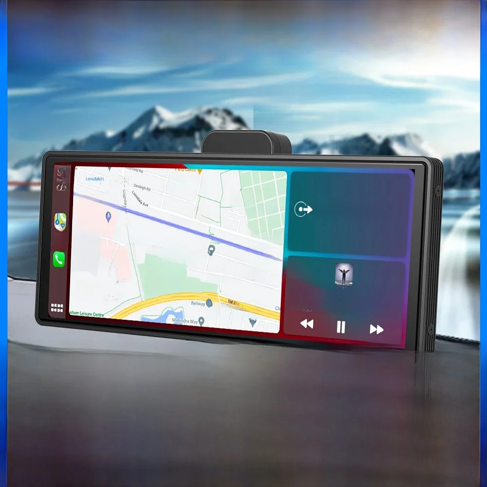 10,26" 4K Dash Cam ADAS Wireless Carplay & Android Auto Auto DVR 5G WiFi GPS Navigation Rückfahrkamera Armaturenbrett Videorecorder