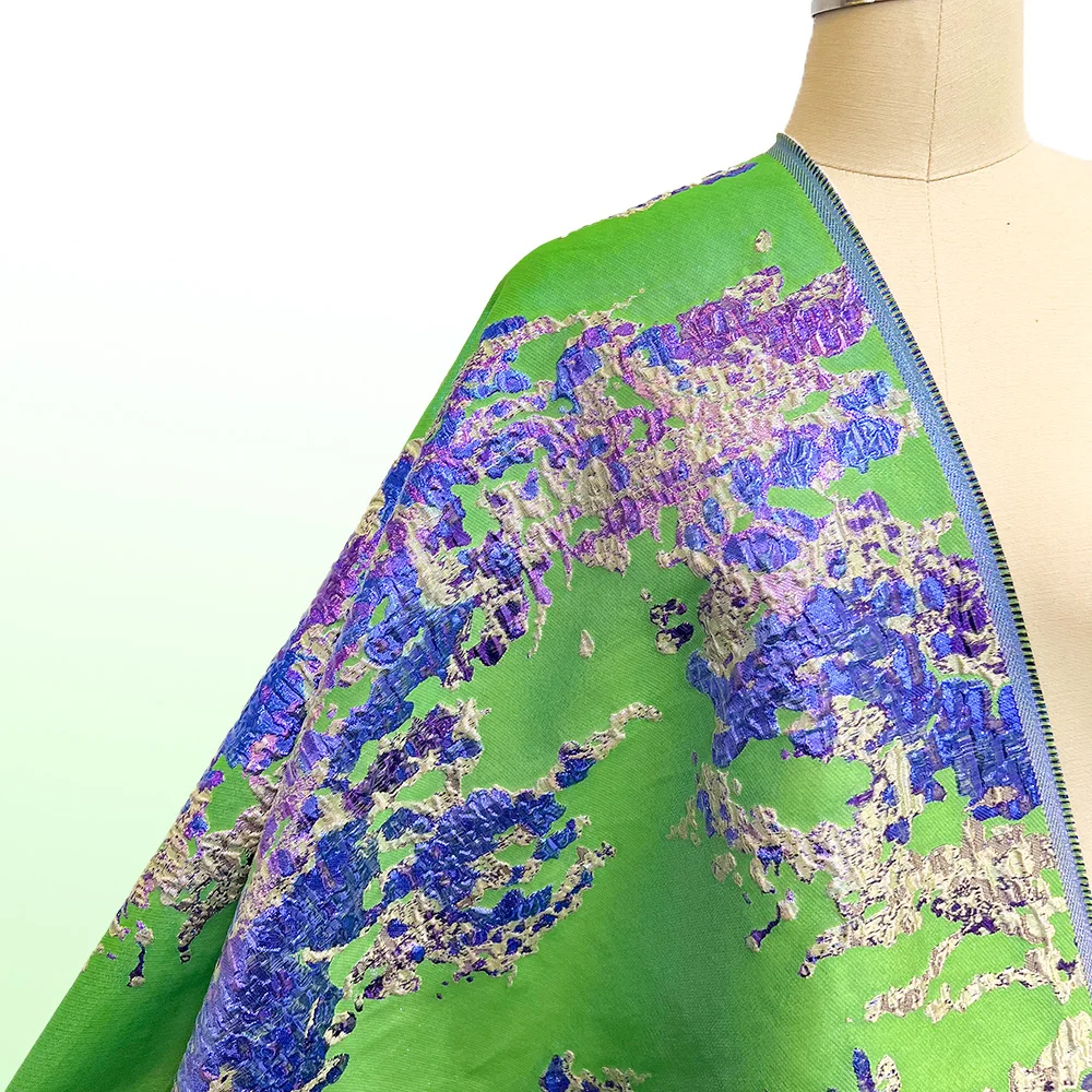 

Высококачественная жаккардовая кружевная ткань, 5 ярдов, французская парчовая ткань