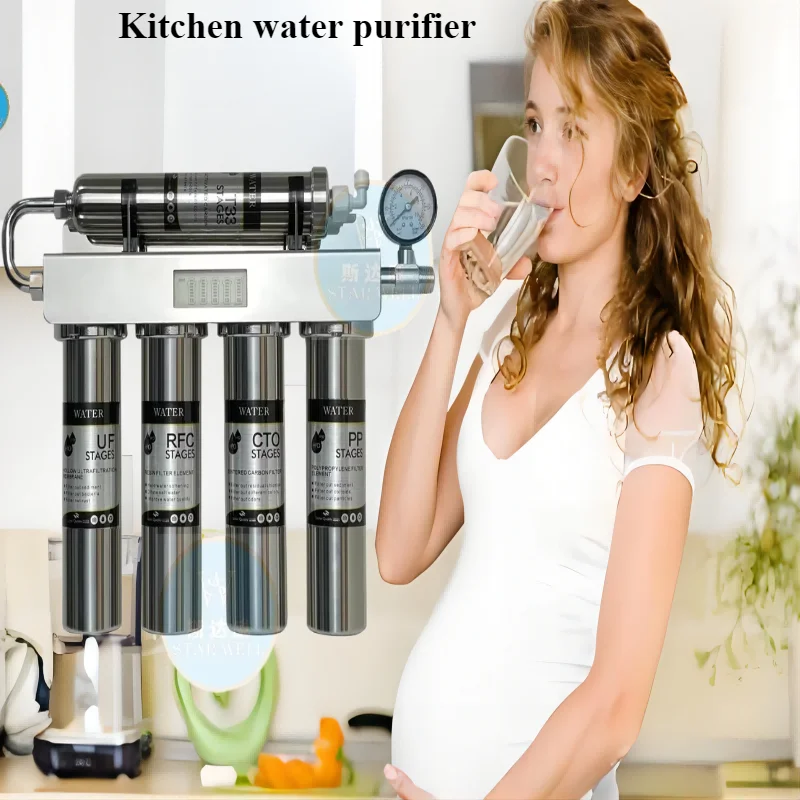 STARWELL Water Filter Purifier 57-4+1Multi-stage Automatic Activated Carbon Household Manual Water Purifier Waterr Filter