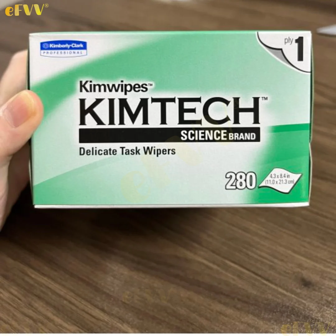 Kimwipes Factory Price 280 Sheets KIMTECH Fiber cleaning paper packes kimperly wipes Optical fiber wiping paper USA Import