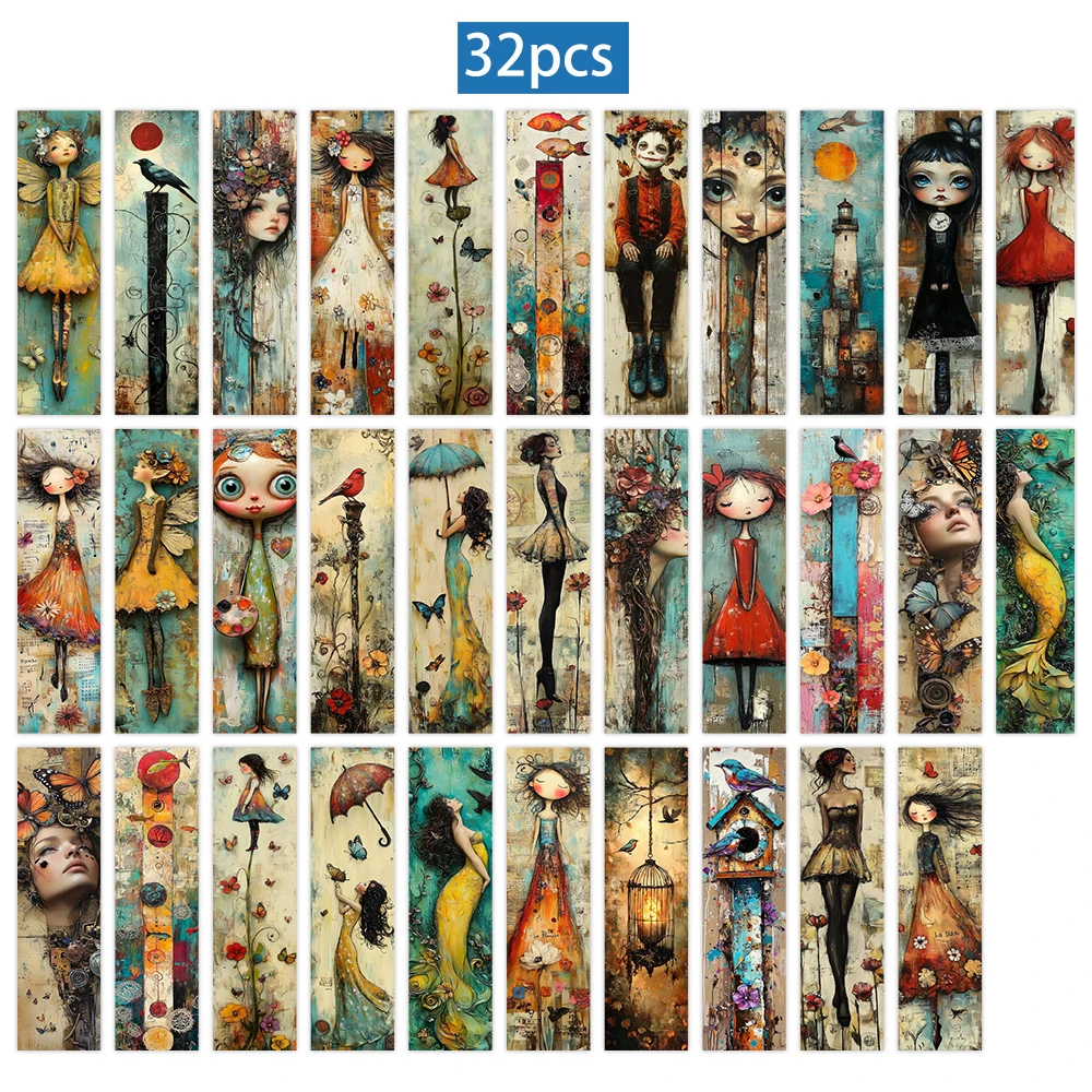 32 قطعة، إشارات مرجعية لسلسلة البنات، موسم العودة إلى المدرسة، عيد الميلاد، الهالوين، مناسبة للمعلمين والقراء، وهدايا عيد الميلاد