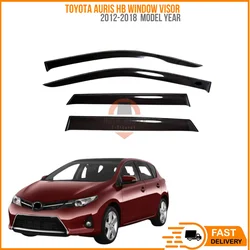 For Toyota Auris Hb 2012-2018 window visor Sun rain cover vent deflectors 4PCs car parts fast shipping-Free Shipping