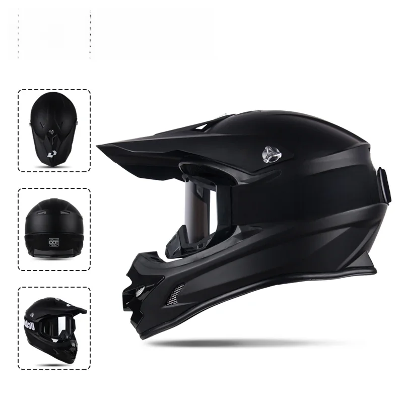 Casques DOT Motocross Kask Cross descente Soporte Casco casque hors route course classique moto Original Enduro lunettes