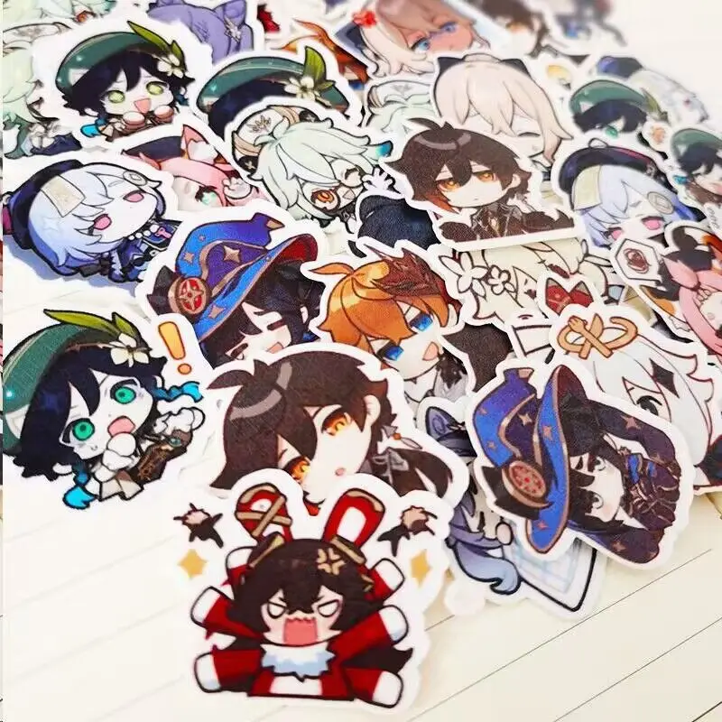 40pcs Genshin Impact Sticker Wendy Razor Chongyun Kaedehara Kazuha — Perfect Funs of Game