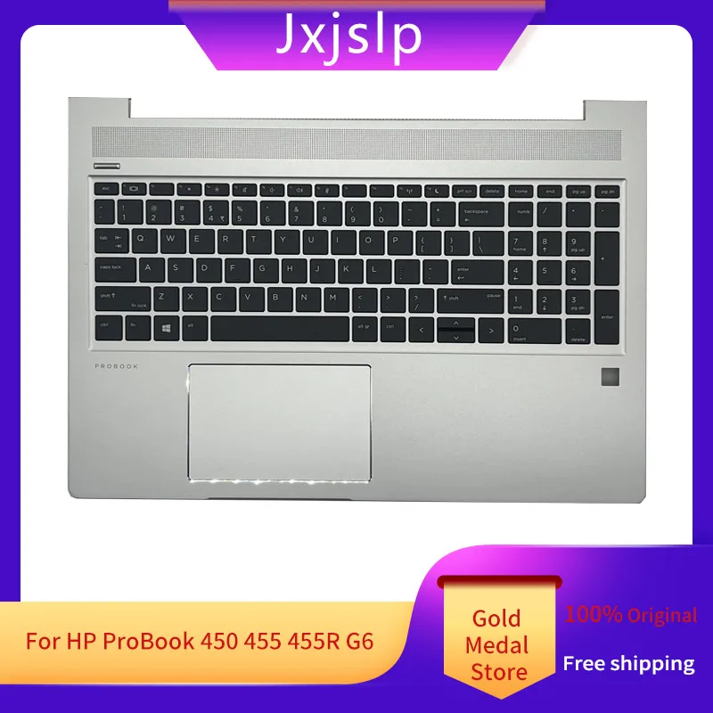 

New Origina IND Keyboard For HP Probook 450 455 G6 455R X8K Zhan66 15 Palmrest with IND Keyboard Touchpad Silver