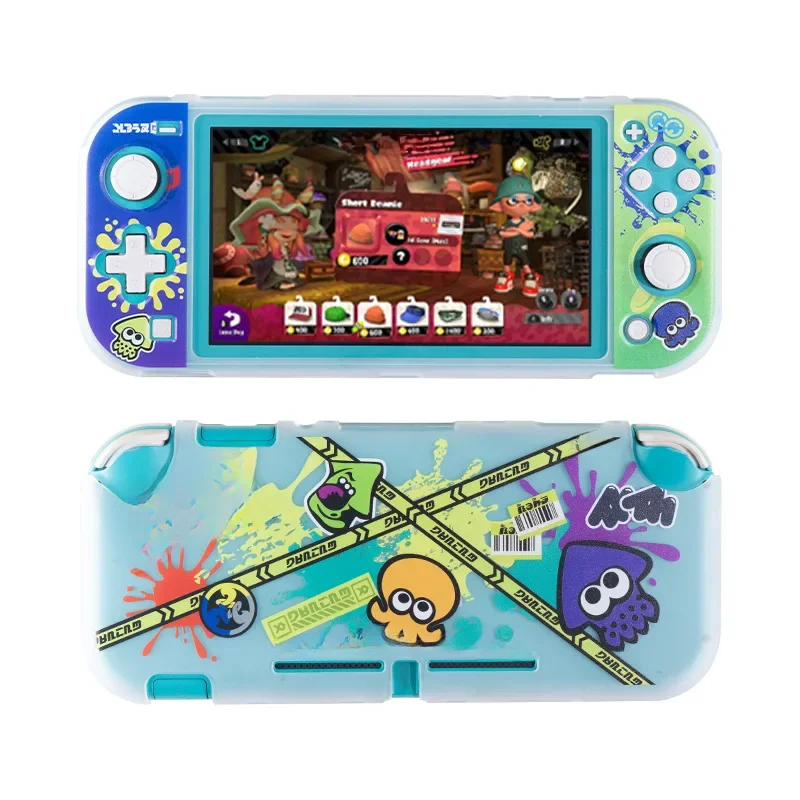 Matowe, przezroczyste, twarde etui ochronne na konsolę do gier Nintendo Switch Lite Crystal Transparent Full Body Protector — zdjęcie produktu 7