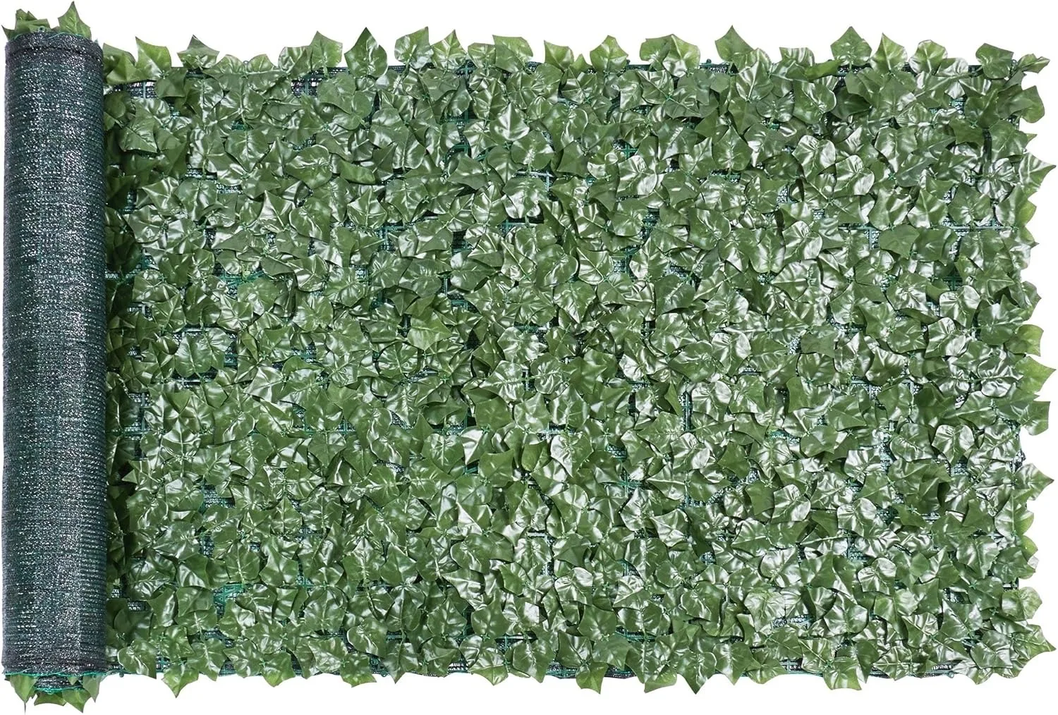 

Искусственная изгородь из плюща для создания приватности, 118 x 39 дюймов, декоративный экран с листьями искусственного плюща и сетчатой основой