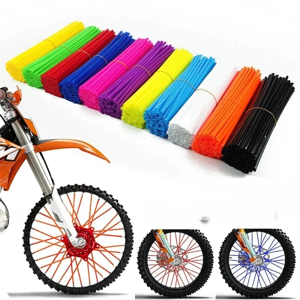 AliExpress 36pcs New Motorcycle Wheel Rim Spoke Wrap Kit Skin Cover 6.7 inch For MX Motocross Dirt Pit Bike Enduro Supermoto Honda Suzuki