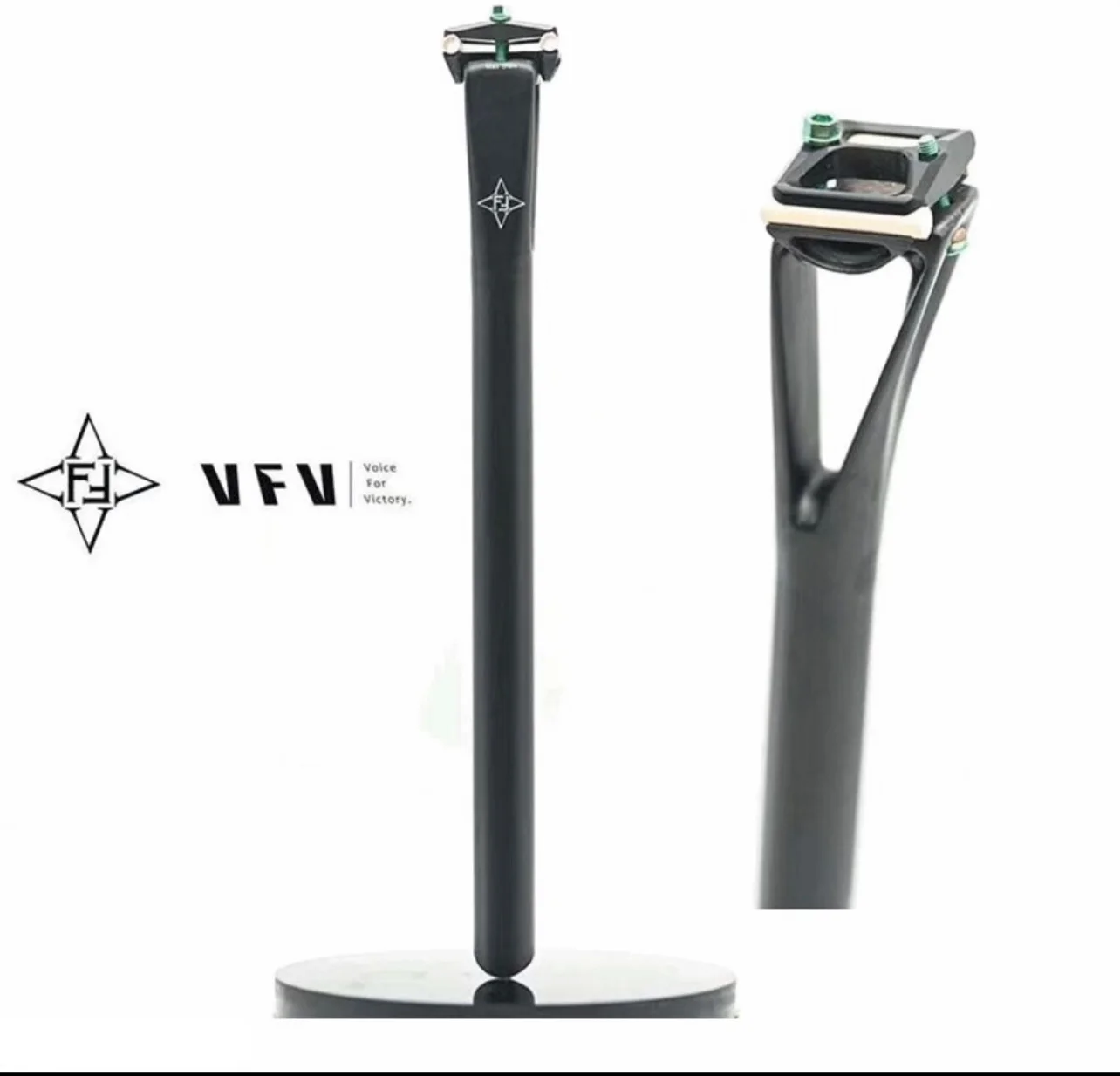 Voice VFV-Deep-V MTB road bike carbon fiber seatpost 27.2/30.9mm back drift 5° ultralight shock-absorbing carbon fiber Seat tube