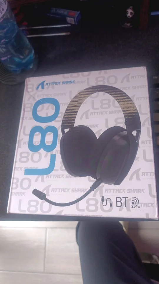 ATTACK SHARK L80 Ultra-Light Tri-Mode Gaming Headset Lightweight Wireless Gaming Headset for PC/PS4/PS5/Switch/Xbox photo review