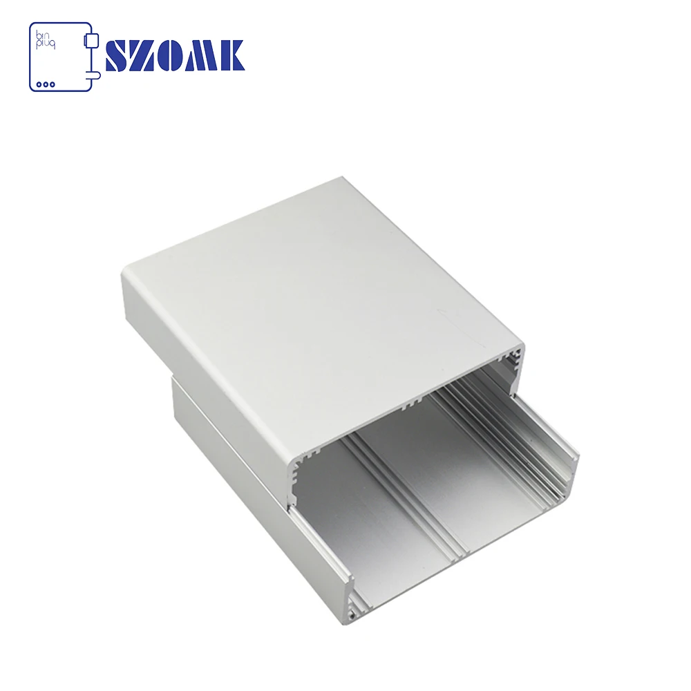 AK-C-C10 Split Extruded Aluminum Electronic Project Box Aluminum Instrument Case DIY Power Supply Units Enclosure 63X120X155mm