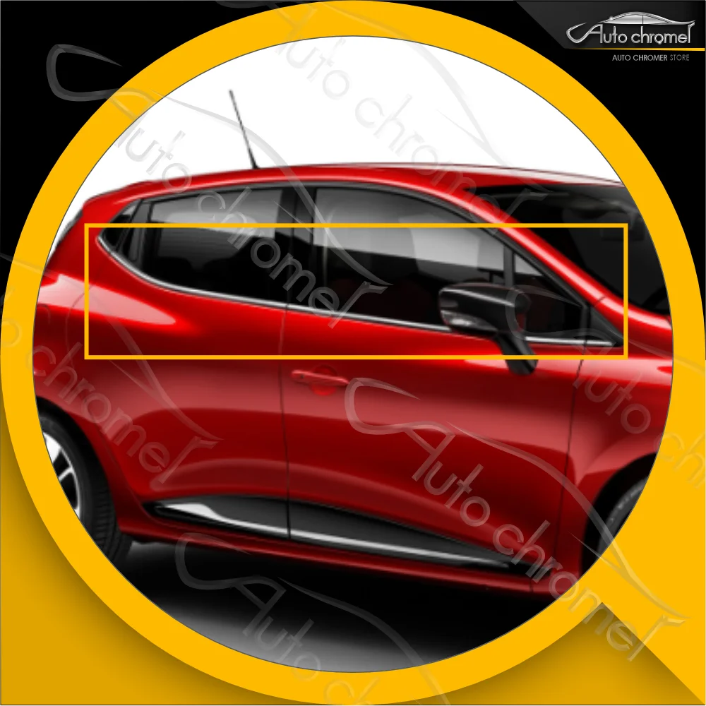 For Renault Clio 4 DR Glass Trims