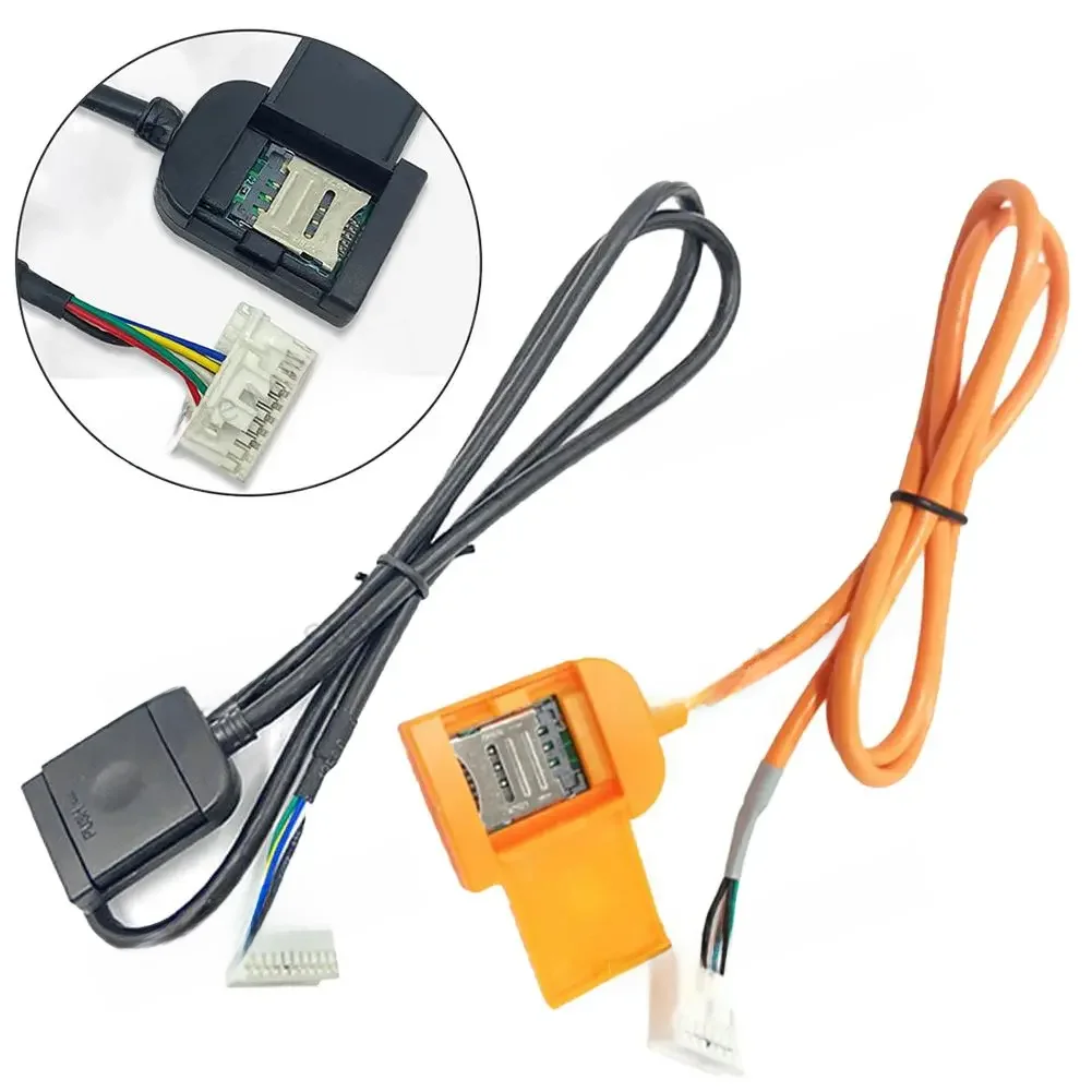 Adaptateur de fente pour carte Sim, pour Radio Android multimédia Gps 4G, connecteur de câble 20 broches, accessoires de voiture, pièce de rechange de fils
