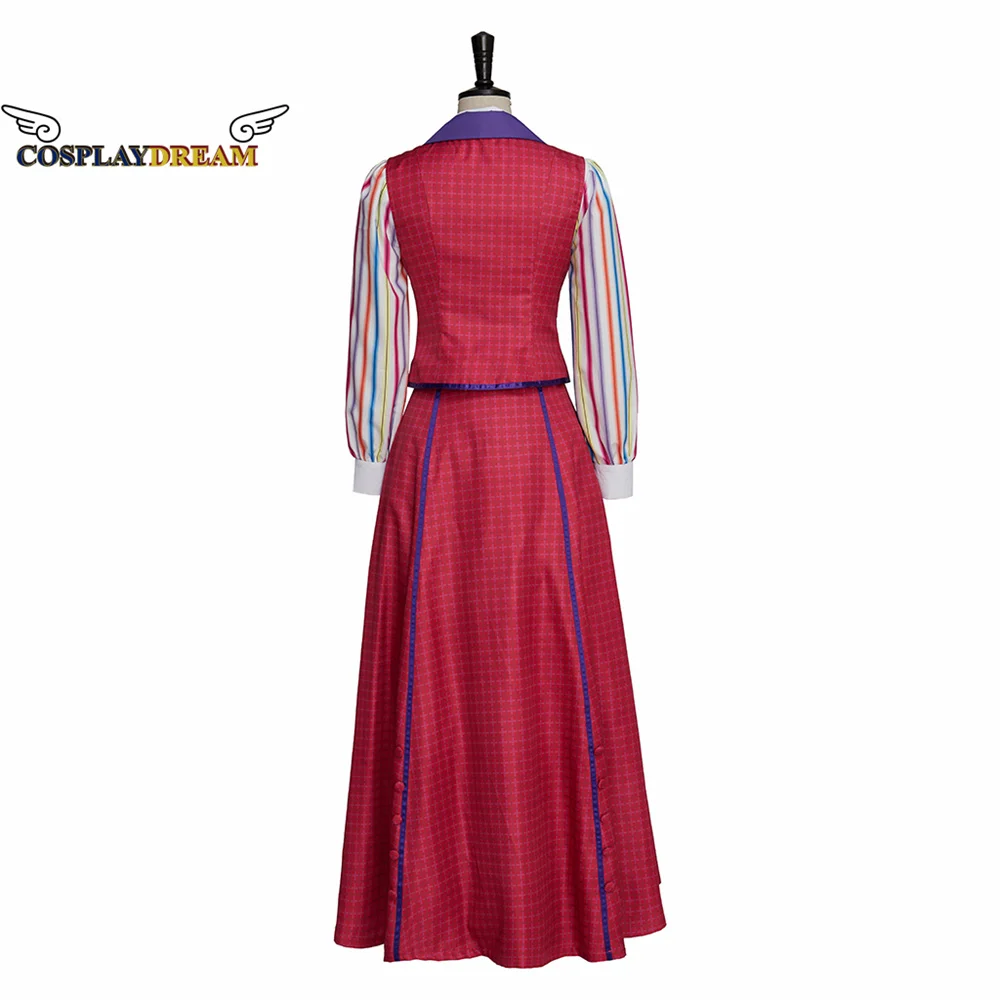 (متوفر) أزياء نيوسيز الموسيقية كاثرين سباك التأثيرية كاثرين مراسل البدلة فستان المسرح للنساء أزياء كرنفال الهالوين