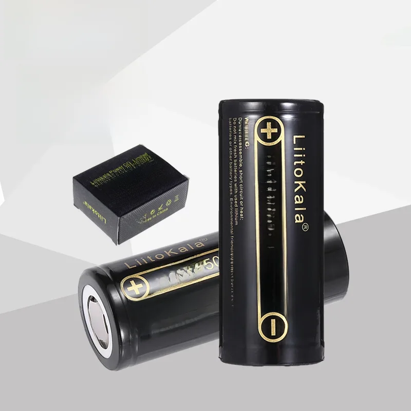1-16 sztuk LiitoKala Lii-50A 26650 5000mAh akumulator litowy o dużej pojemności 3.7V do latarki power Bank akumulator litowo-jonowy — zdjęcie 2