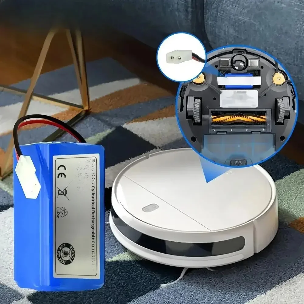 Batterie au Lithium 14.8V adaptée au Robot aspirateur Xiaomi MOP essentiel MJSTG1, Rowenta,Tefal Explorer série 20,Mijia G1