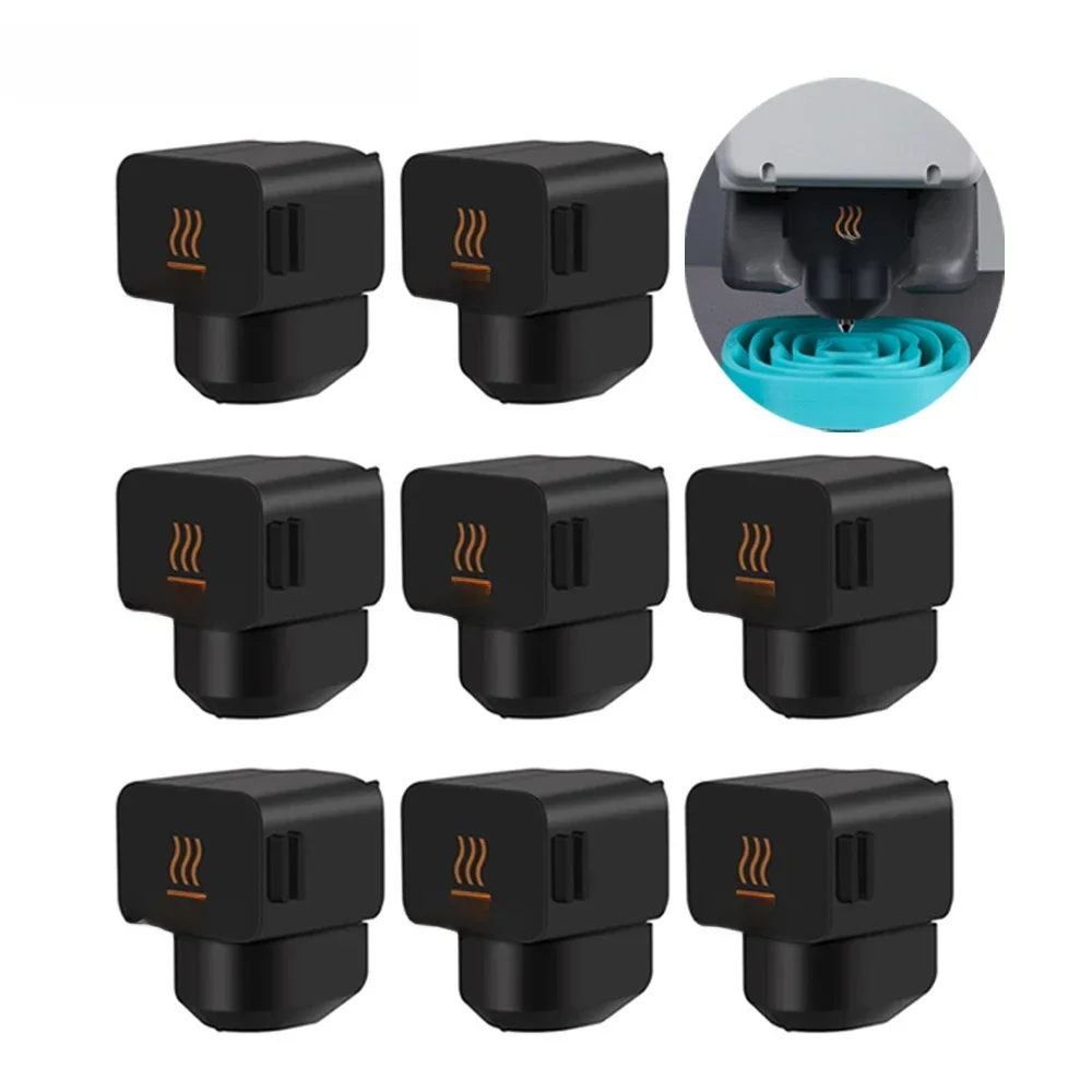 5/10/20 szt. Silikonowe skarpetki do bloku grzewczego Bambu A1/A1 Mini, zestaw do hotendu Bambulab A1 Mini, osłona termoizolacyjna. — zdjęcie produktu 7