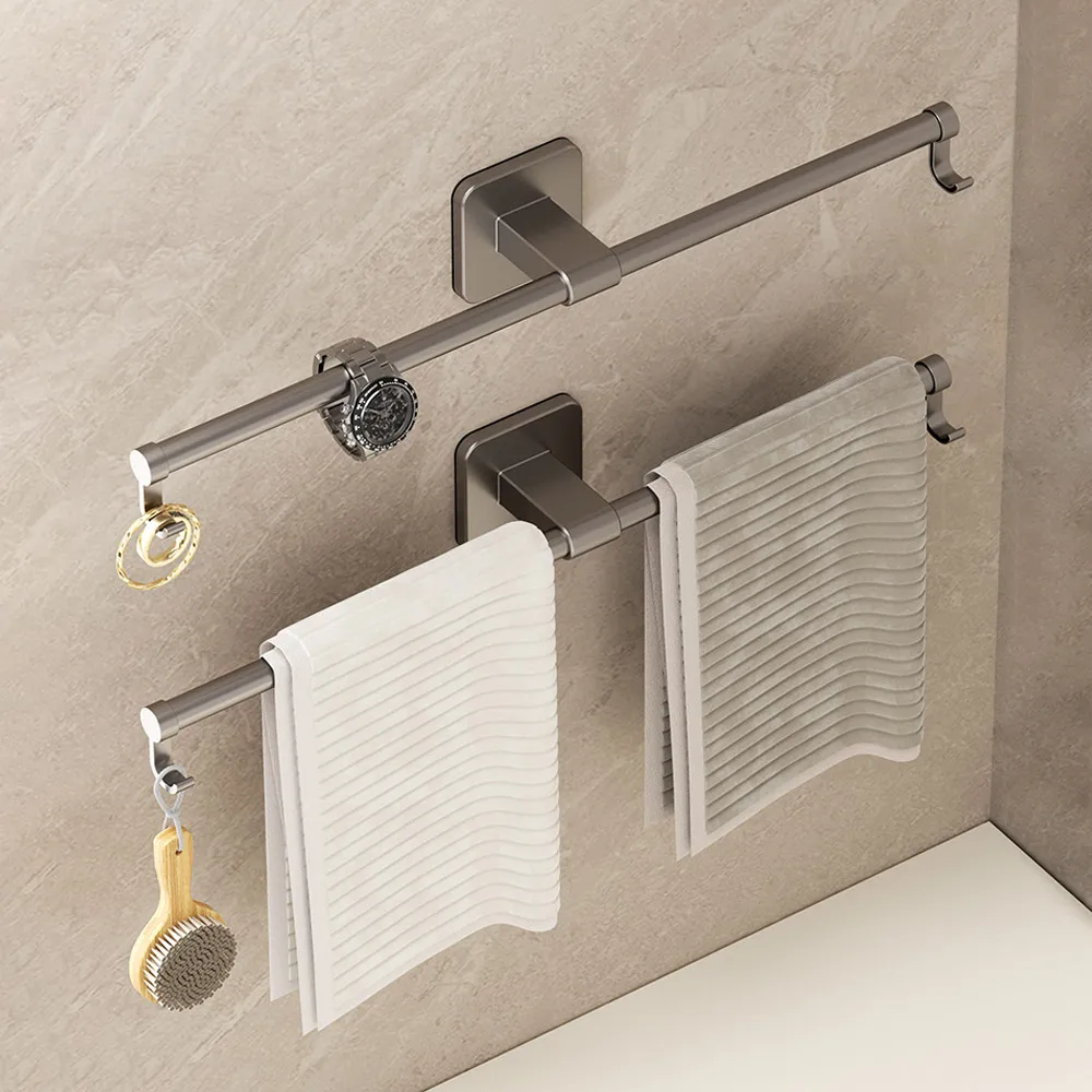 Aluminum Left and right separation towel hanger