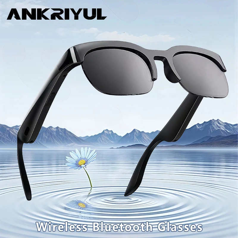 

Wireless Bluetooth glasses earphones, stereo earphones, used for hands-free calling, music playback, for outdoor sports