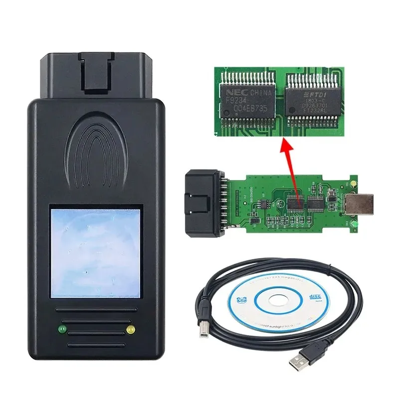 Lector de código OBD2, interfaz de diagnóstico OBD2 para BMW Series 1,4, multifunción, escáner, Chip FTDI, versión de desbloqueo