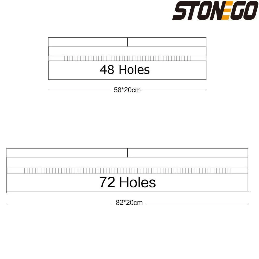 Stonego 48/72穴キャンバスラップロール鉛筆バッグホルダーケース収納ポーチ