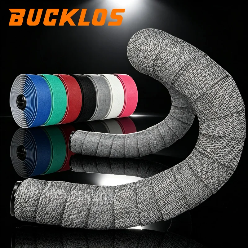 BUCKLOS Gravel Road Bike Handlebar Tape Anti-Slip Bicycle EVA/PU Handle Bar Tape Shock Absorption Cycling Drop Bar Wrap Strap
