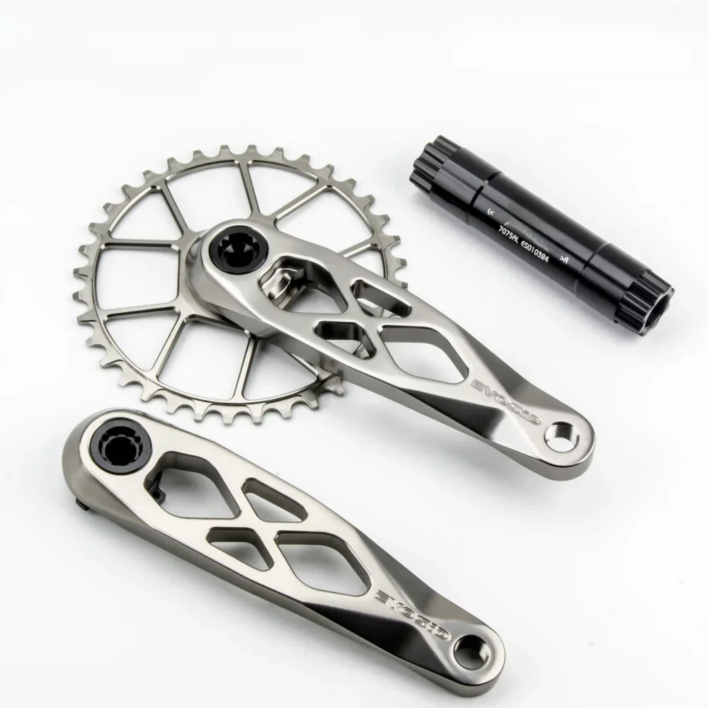 AliExpress EVOSID Ultralight MTB Bike Crank 165mm DUB Axis 29mm Mountain Bicycle Crankset 170mm 3-nail Straight