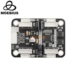 Pilote de moteur à 4 canaux avec circuit de régulation de tension embarqué, commande de moteur, petite voiture intelligente