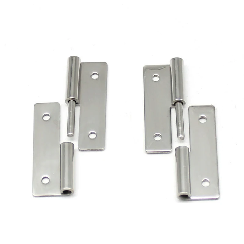 2-Inch Removable 304 Stainless Steel Hinge for Industrial Machinery Doors, Up and Down Detachable