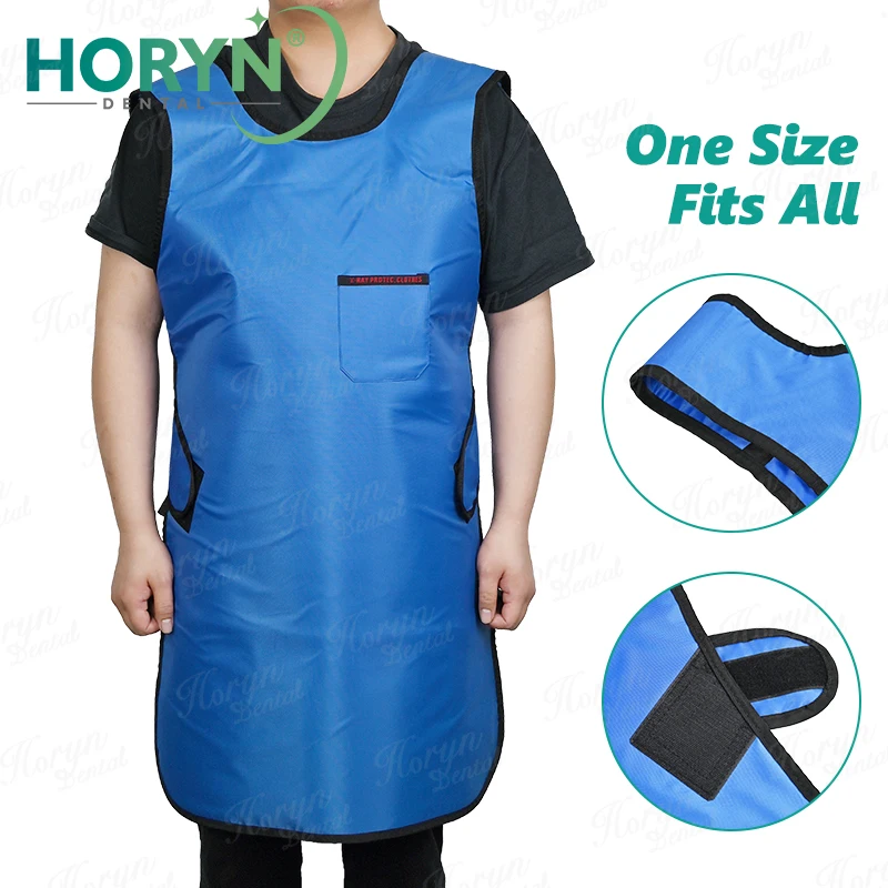 Horyn Medical Lead Apron Dental X-ray Radiation Protection Clothing for Dentist Veterinary Use Adjustable Shielding Suit