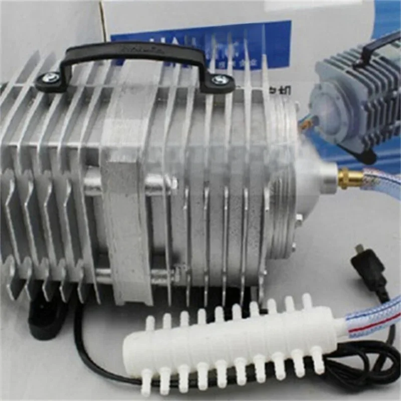 Hailea ACO-380 380W elektromagnetyczna sprężarka powietrza ze stopu aluminium do hodowli pompa tlenu stawu rybnego W akwarium — zdjęcie 2