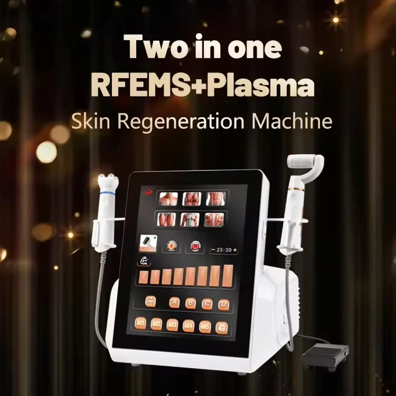 

2 in 1 Plasma Fractional Acne Treatment Eyelid Lifting Mole Removal Wrinkle Removal Plasma Skin Regeneration Machine