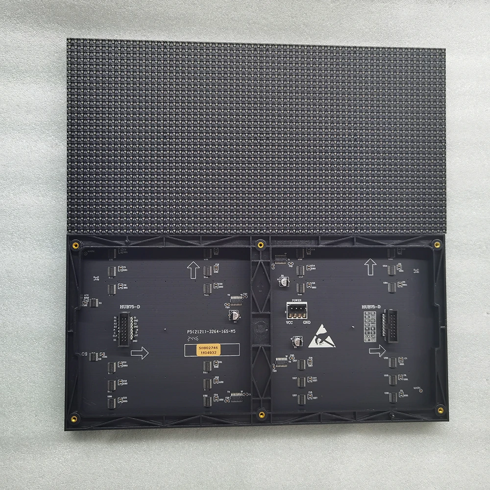 HUB75 P5 Indoor SMD 3IN1 RGB LED Matrix Module 64x32 Pixels LED Video Display Full Color Panel 1/16 Scan 320mmx160mm