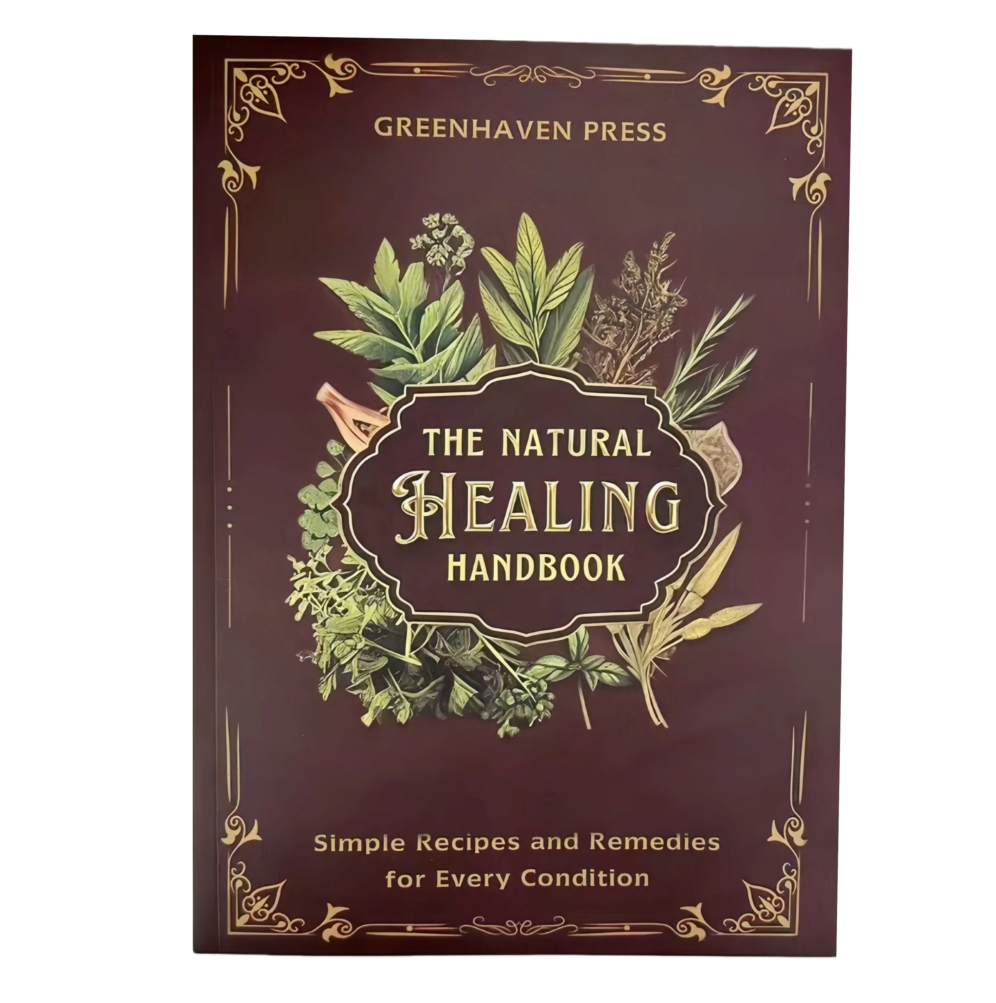Herbal Culture Reference Handbook, Natural Plant Folk Life Recipes & Traditional Plant Knowledge Reading Book