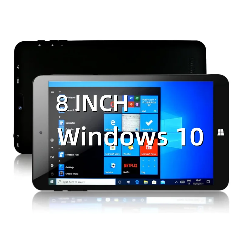 Trasporto di Goccia Libero 8 ''Mini Tablet PC 1280x800IPS Quad Core 2 GB di RAM 32 GB di ROM Windows 10 Z8300 CPU Doppia Fotocamere Wifi Netbook