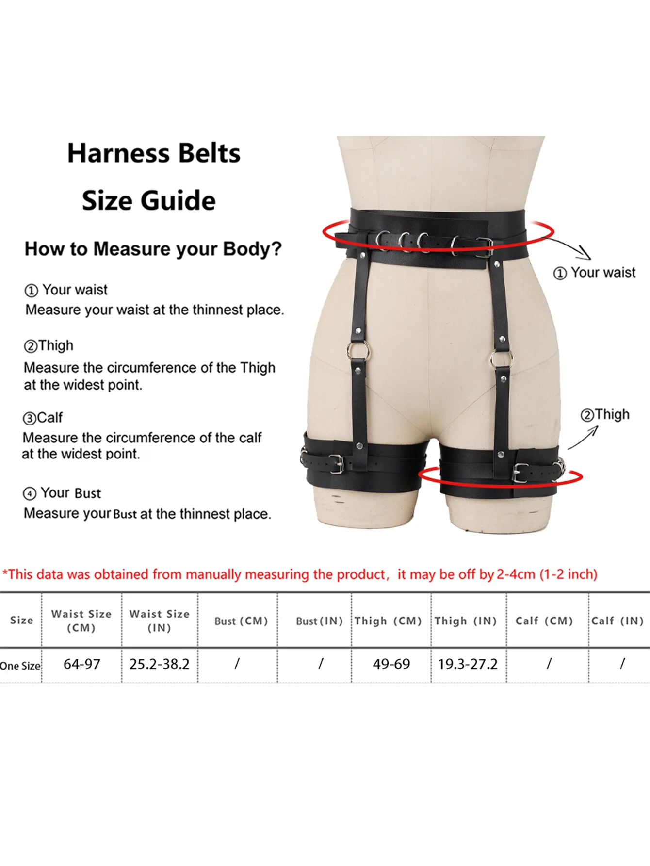여성용 섹시 플러스 사이즈 가죽 가터벨트 하네스 BDSM 본디지 레그 하네스 고딕 페티시 의류 액세서리