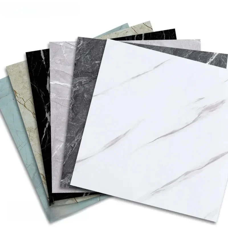 10 sztuk 30*30cm samoprzylepne naklejki ścienne anty płytki, marmurowe naklejki podłogowe w łazience, wodoodporna ściana sypialni i salonu z PVC — zdjęcie 2