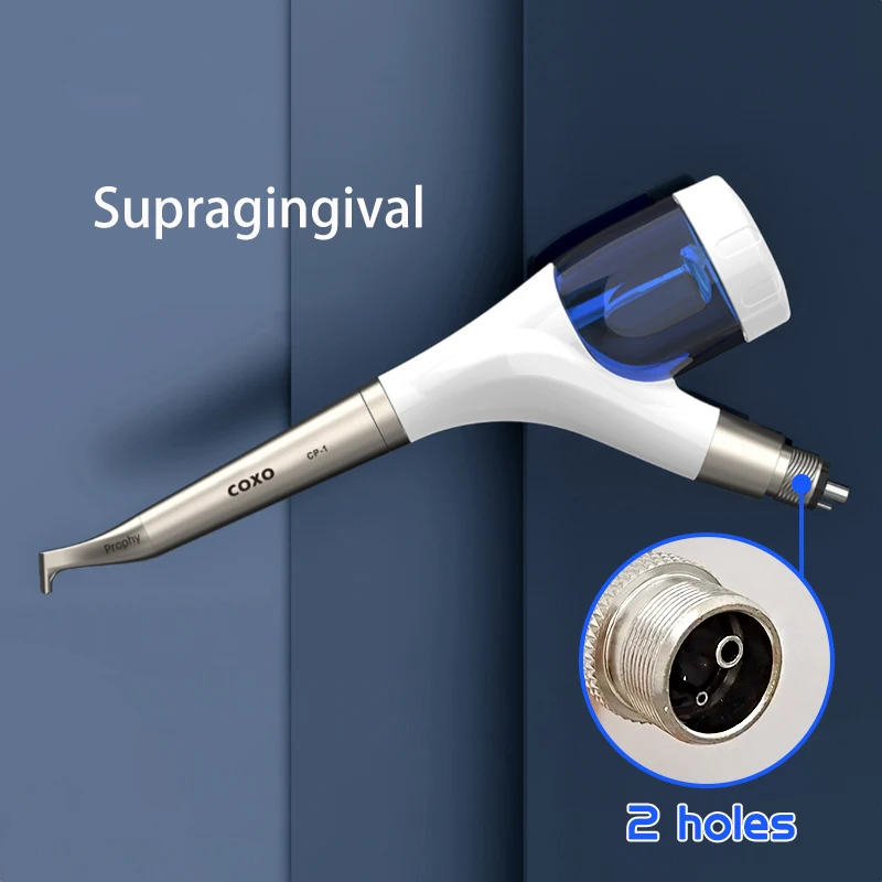 COXO CP-1 Air Flow Prophy Jet Dental Air Polijstmachine Tanden Whitening Tool 2 Gaten 4 Gaten Tandheelkunde Tanden Polijsten Hoge Efficiëntie