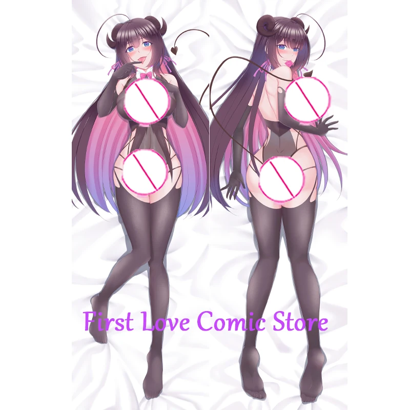 

Подушка в стиле аниме Dakimakura, черные чулки, наволочка, украшение на Хэллоуин и Рождество, 2023
