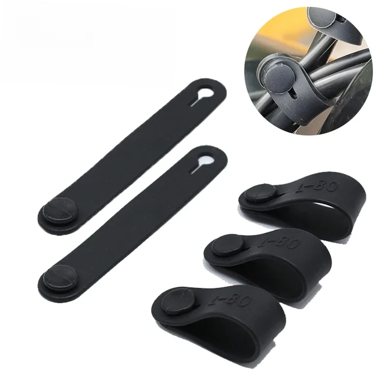 AliExpress NONE 5pcs Motorcycle Rubber Bands for Frame Securing Cable Ties Wiring Harness Cables Accessories for Motobike Bike Car