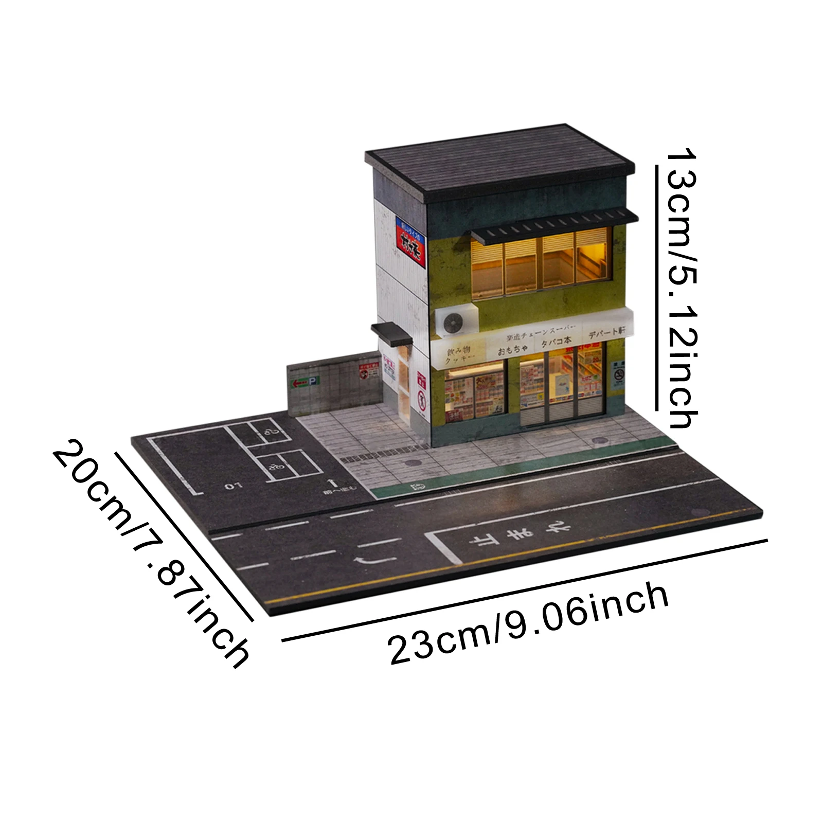 1/64 مقياس وقوف السيارات الفضاء بناء الديكور المشهد نموذج 2 الطابق مخزن وقوف السيارات عرض ملحق لشخصيات تخطيطات القطار