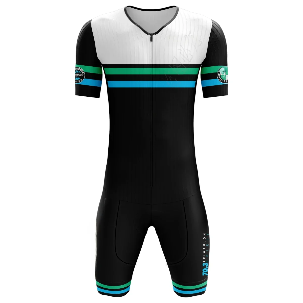 AliExpress NONE New Triathlon 70.3 Trisuit World Champ Short Sleeve Skinsuit Clothing Swimming Cycling Running Wetsuit Competition Apparel
