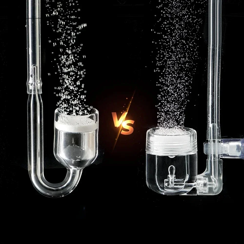 4 w 1 Akwarium CO2 Dyfuzor Atomizer dwutlenku węgla Dyfuzor z przyssawką do akwarium Sadzone akcesoria do akwarium 버블카운터 — zdjęcie 2